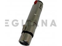 Egitana Jack - Xlr fêmea Adaptador Egitana Jack - Xlr fêmea Adaptador